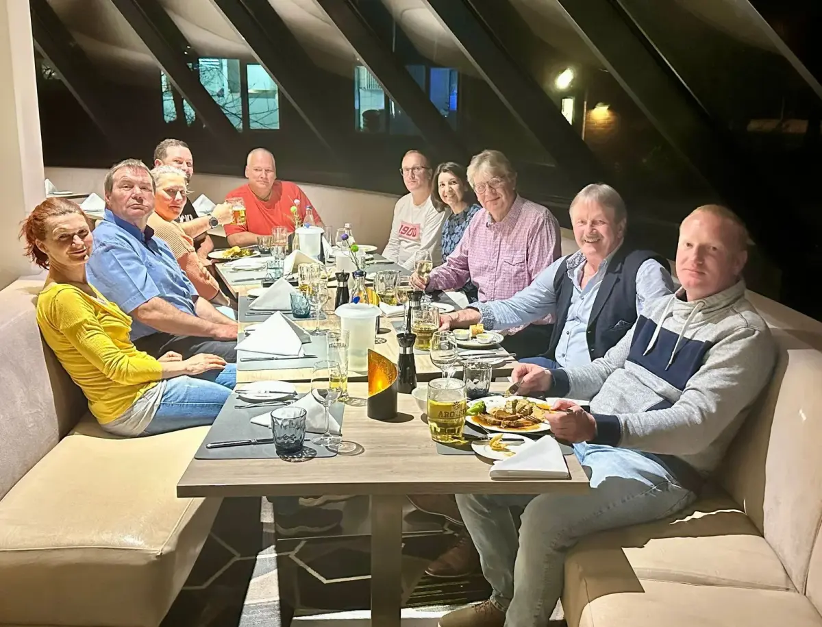 gemütliches Abendessen