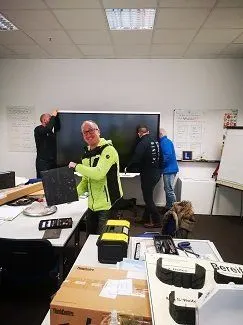 Freude über das Smartboard